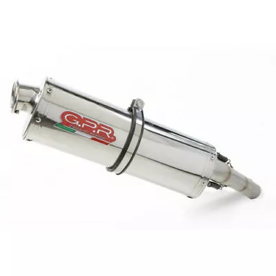 Motorrad Guzzi Breva 850 2006/11 Silencer Stainless Trioval By Gpr Silenceritaly • $407.89