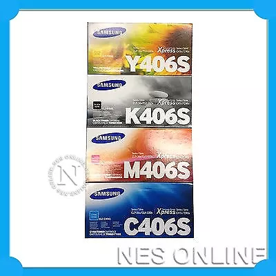 Samsung 406C/M/Y/K Toner CLP-365/365WCLX-3305CLX-3305FN/3305FWSL-C410W/C460FW • $298