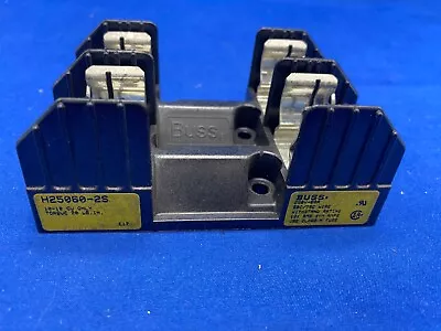 Buss Fuse Holder Two Fuse H25060-2S Class M Fuses 250vac/60 Amp Max • $10.95