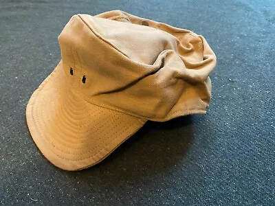 £29.99 • Buy Original 1950s British RAF Desert Issue Peaked  Baseball  Hat - 1956 - 7 3/8 