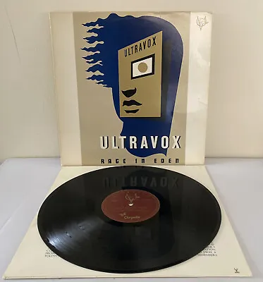 Ultravox - East Of Eden LP Record Poster CDL1338 A1 / B1 Townhouse 1981 Vg+ / Vg • £9.99