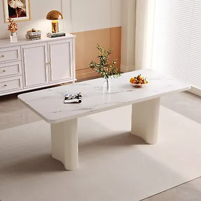 GUYII 71.02  Large Size Dining Table For 8 Marble Kitchen Table For Living Room • $670.93