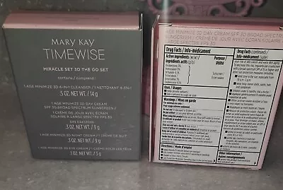 Mary Kay TimeWise 3D To Go Set Miracle Set For  Oily To Combo $12 Ea • $12