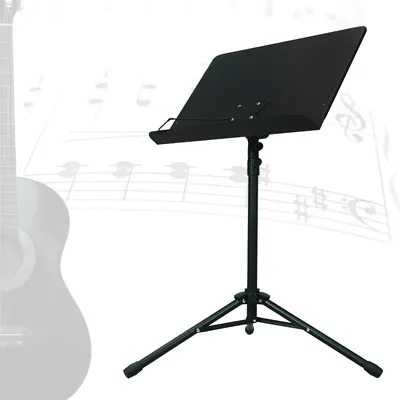 LS Music Orchestra Conductor Black Music Stand Adjustable Folding Sheet • $36.13