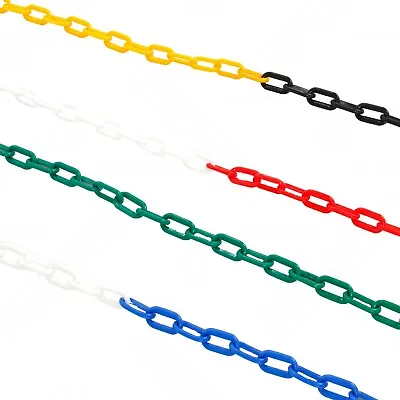 £28.99 • Buy 6mm Plastic Chain For Queue & Crowd Control Barriers