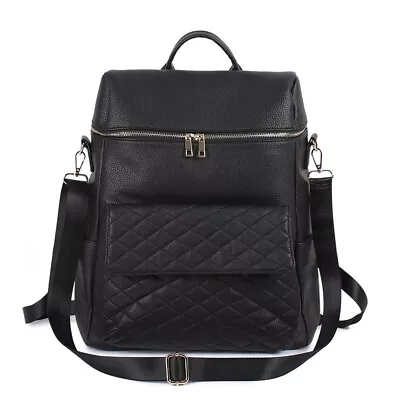 Premium Pu Leather Diaper Monaco Bag Backpack (Nappy Bag) With Changing Pad • $78