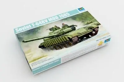 1/35 Scale Trumpeter Soviet T-64BV MOD 1985 Main Battle Tank Armored 05522 Model • $52