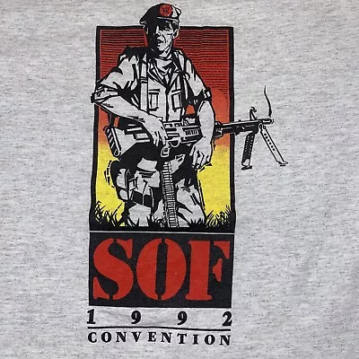 Vintage 1992 US Army Special Operations Forces Convention EOD T-Shirt Men’s XL • $49.97