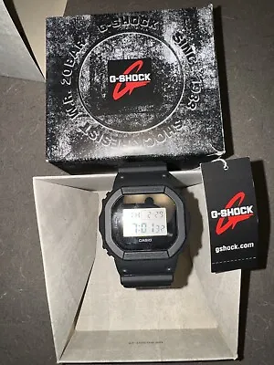 Casio G-Shock 40th Anniversary REMASTER Black Digital Men's Watch DWE5657RE-1 • $155