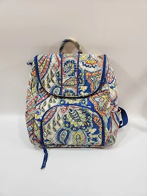 Retired Summer 2013 Vera Bradley Campus Backpack Marina Paisley Read  • $24.95