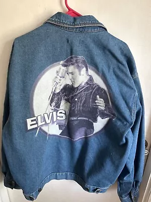Elvis Presley Jean Denim Jacket Sz XL First Choice *XL! • $50