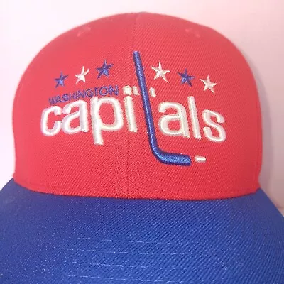 Washington Capitals Hat Snapback  Red Blue American Needle Vintage NHL Cap • $29.99