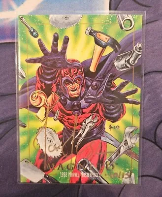 2016 Marvel Masterpieces Magneto Auto 10/15 1992 Buyback Joe Jusko Autograph COA • $649.99