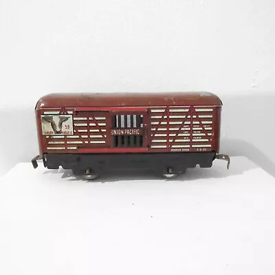 Vintage Marx O Scale #59 Union Pacific Cattle Stock Car Free Shipping • $23.99