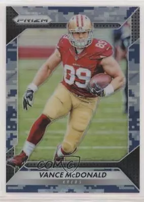 2016 Panini Prizm Camo Prizm /25 Vance McDonald #183 • $46.24