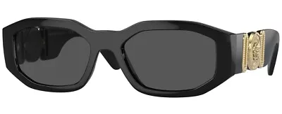 [0VE4361] Versace Black Frame With Dark Grey Lenses *NEW* • $149.99