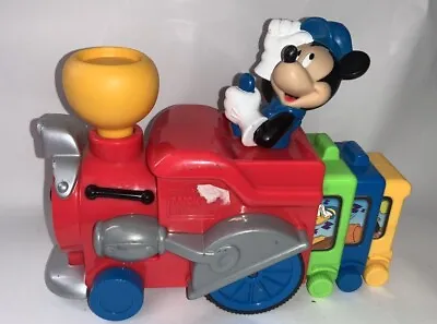 Vintage Mattel Disney Clubhouse Mickey Mouse Expandable Train Musical Tested • $19.95