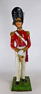 £49.99 • Buy Dresden Porcelain British Military Soldier Figure - Officer Grenadier Guards