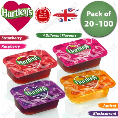 £5.75 • Buy Hartleys Assorted Jam Individual Portions - 20g