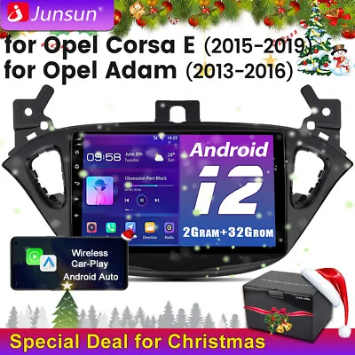 For Vauxhall Corsa E 2015-2019 WIFI Radio Carplay Stereo GPS 9 Screen NAVI 1+32G • £157.49