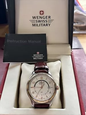 Wenger Swiss Military Watch Vintage Original Box Rare • £50