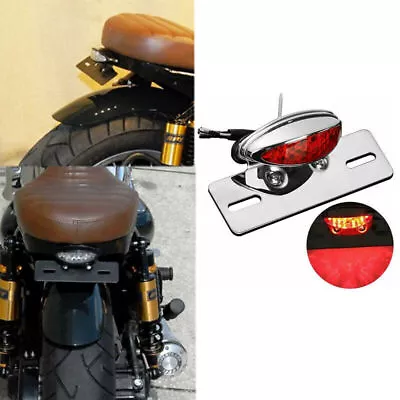 $19.99 • Buy License Plate Tail Light For Yamaha V-Star XVS 650 950 1100 1300 Custom Classic