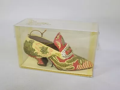Metropolitan Museum Of Art Shoe Ornament Romance Floral Pump Shoe W/ Box & Paper • $25