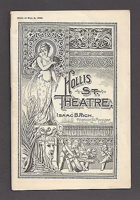 Henry Irving  MERCHANT OF VENICE  Ellen Terry / Bram Stoker Dracula 1899 Program • $99.99