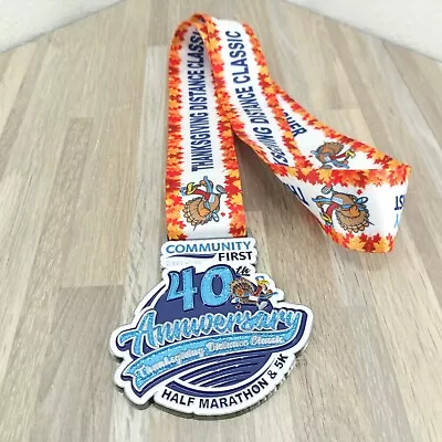 Finishers Medal 40th Annvi. Thanksgiving Classic Half Marathon Jacksonville Fla • $14.99