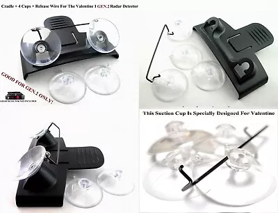 $22.90 • Buy Valentine One V1 Gen 2 Radar Detector (Cradle/Mount Bracket 4 Cups+Release Wire)
