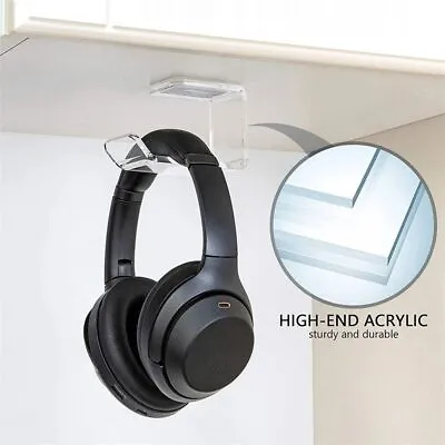 $11.88 • Buy Acrylic Universal Gaming Headset Stand Headphone Display Bracket Hanger