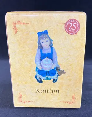 Boyds Yesterdays Child Dollhouse Collection Kaitlyn Make A Wish Figure # 3591 • $14.99