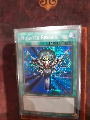 MONSTER REBORN TN19-EN011 LTD ED PRISMATIC SECRET RARE  Yugioh • £2.99