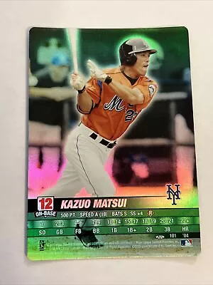 MLB Showdown 2004 Kazuo Matsui Trading Deadline #101 Foil! VG Cond.! Free Ship! • $11.99