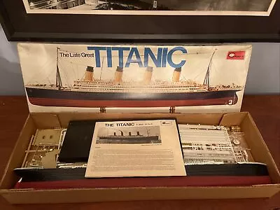 Vintage Minicraft The Late Great RMS Titanic Ship 1/350 Scale Model Kit ~READ~ • $89