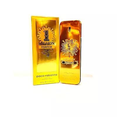 1 Million Parfum By Paco Rabanne For Men Parfum Spray 3.4 Oz / 100 Ml New In Box • $69.99