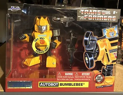 Jada Metalfigs Transformers Bumblebee 4 Inch Diecast Figure NEW • $9.99