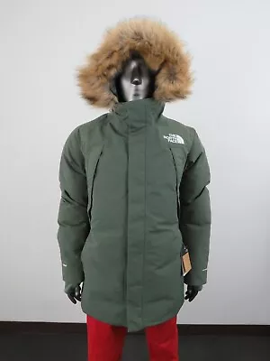 Mens The North Face Outer Boroughs Waterproof Hooded Down Winter Parka - Green • $189.95