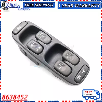 8638452 For Volvo V70 S70 C70 Front Left 1x Power Window Switch Master Switch • $28.98