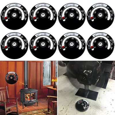 Magnetic Wood Stove Pipe Fire Heat Temperature Gauge Thermometer Tester 1-8PC • $8.29