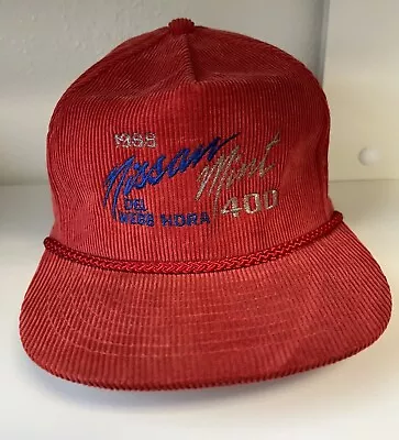 Vintage 1988 Mint 400 Nissan Del Webb Hdra Desert Baja Racing Corduroy Hat • $27