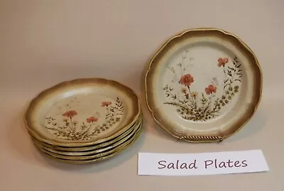 Mikasa ~ Whole Wheat Jardiniere ~ Set Of 6 Salad Plates ~ Excellent! • $29.99