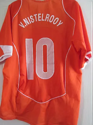 Holland 2004-2006 Van Nistelrooy #10 Home Football Shirt Size Medium /39305 • $98.64