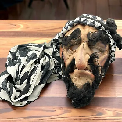 Vintage Middle Eastern Male Men’s Halloween Mask West German Costume Strong Odor • $52.49