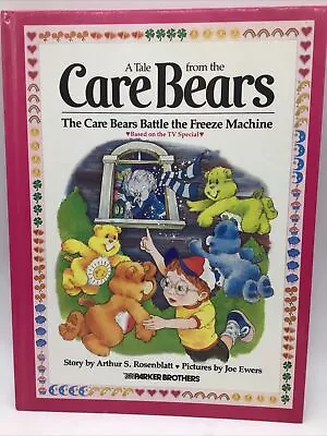 Vintage 1984 Care Bears Battle The Freeze Machine Hardcover Book TV Special • $5.99