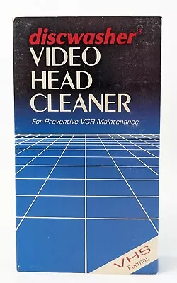 Discwasher Video Head Cleaner VHS Format Tape VCR Audio Video • $9.97