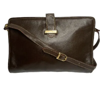 PIERO  TUCCI   Vintage Brown Crossbody Purse • $19.50