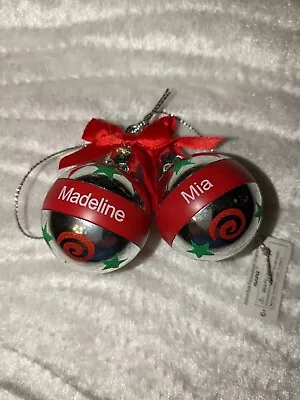 Janz Name Ornaments Last 2 Left- Madeline And Mia • $10