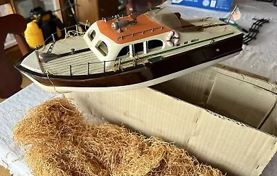 Vintage ITO Toy Wood Boat With Original Box . 21  Long • $300