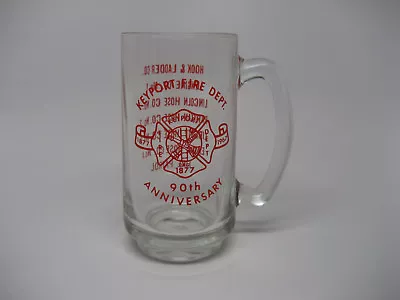 Vintage Keyport Fire Dept. 90th Anniversary 1877-1967 Cup Mug Beer Stein  • $29.99